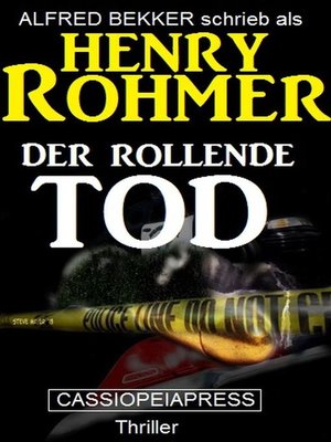 cover image of Der rollende Tod
